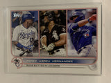 #202 Perez Abreu Hernandez  Batted in Leaders 2022 Topps Series 1 Baseball Card MLB