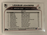 #138 Ray Cole Cease Strike Out Leaders 2022 Topps Series 1 Baseball Card MLB