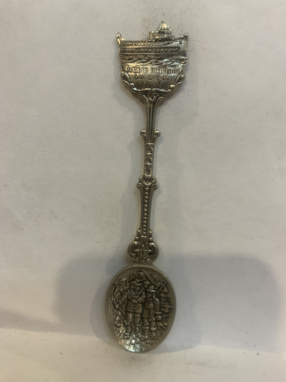 Herber Excurion San Diego California Souvenir Spoon