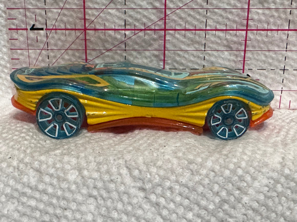 Blue X-Raycers Clear Speeder 2014 Hot Wheels Diecast Car