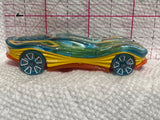 Blue X-Raycers Clear Speeder 2014 Hot Wheels Diecast Car