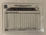 #142 Aroldis Chapman New York Yankees 2022 Topps Series 1 Baseball Card MLB