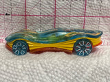 Blue X-Raycers Clear Speeder 2014 Hot Wheels Diecast Car