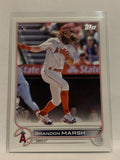 #243 Brandon Marsh Rookie Los Angeles Angels 2022 Topps Series 1 Baseball Card MLB