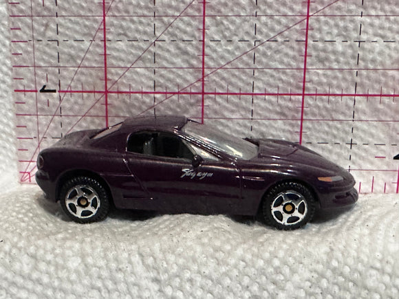 Purple Corvette Stingray III  Motor Max Diecast Car