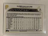 #56 Ke'Bryan Hayes Future Stars Rookie Pittsburgh Pirates 2022 Topps Series 1 Baseball Card MLB
