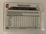 #71 Ernie Clement Rookie Cleveland Guardians 2022 Topps Series 1 Baseball Card MLB