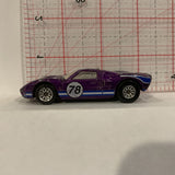 Purple Ford GT 40 ©1999 Hot Wheels Diecast Car DQ