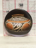 Pottey Jug Vase Button Pinback