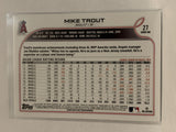 #27 Mike Trout Los Angeles Angels 2022 Topps Series 1 Baseball Card MLB