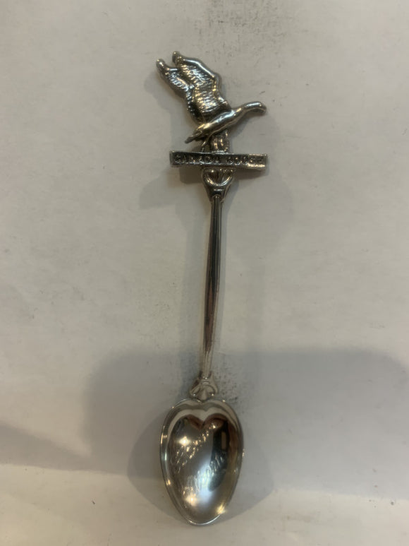Hanna Alberta Canada Goose Souvenir Spoon