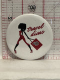 Travel Divas Logo Button Pinback