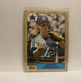 #376 Scott Bradley Seattle Mariners 1987 Topps Baseball Card IN