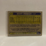#376 Scott Bradley Seattle Mariners 1987 Topps Baseball Card IN