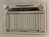 #236 Freddie Freeman   Atlanta Braves 2022 Topps Series 1 Baseball Card MLB