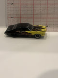 Black Yellow 1980 Pontiac GTO Playing Mantis 2003 Hot Wheels Toy Diecast Car