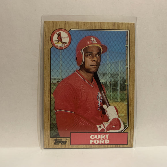 #399 Curt Ford St Louis Cardinals 1987 Topps Baseball Card IN