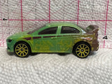 Green Bio Hazard 2008 Lance Evolution Hot Wheels Diecast Car