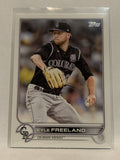 #169 Kyle Freeland Colorado Rockies 2022 Topps Series 1 Baseball Card MLB