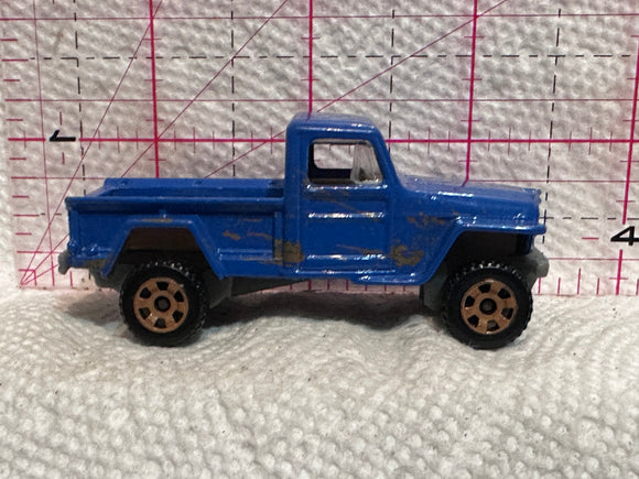 Blue Jeep Willys 4X4 MB955 2015 Matchbox Diecast Car