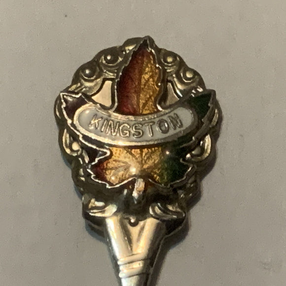 Kingston Ontario Maple Leaf Collectable Souvenir Spoon DQ
