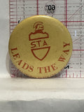 STA Leads the Way Button Pinback