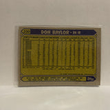 #230 Don Baylor Boston Red Sox 1987 Topps Baseball Card IN