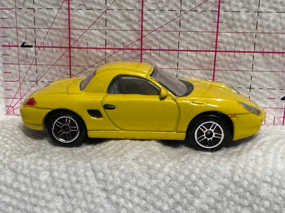 Yellow Porsche Boxster S 1/58 Realtoy Diecast Car