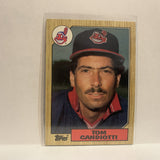 #463 Tom Candiotti Cleveland Indians 1987 Topps Baseball Card IN
