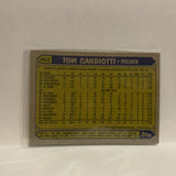 #463 Tom Candiotti Cleveland Indians 1987 Topps Baseball Card IN