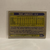 #647 Tom Lawless St Louis Cardinals 1987 Topps Baseball Card IN