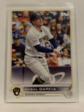 #92 Avisail Garcia Milwaukee Brewers 2022 Topps Series 1 Baseball Card MLB