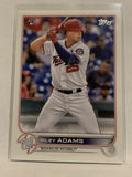 #158 Riley Adams Rookie Washington Nationals 2022 Topps Series 1 Baseball Card MLB