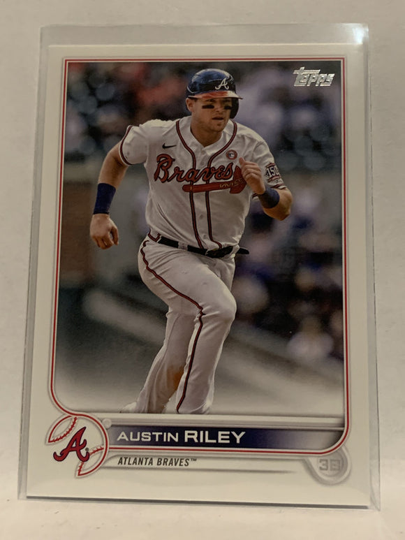 #115 Austin Riley Atlanta Braves 2022 Topps Series 1 Baseball Card MLB