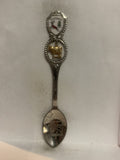 Wisconsin Deer Dairy Cow Souvenir Spoon