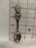 Wisconsin Deer Dairy Cow Souvenir Spoon