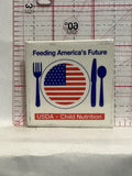 Feeding America's Future USDA Child Nutrition Button Pinback