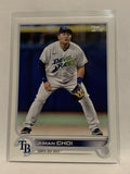 #183 Ji-Man Choi Tampa Bay Rays 2022 Topps Series 1 Baseball Card MLB