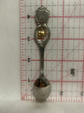 Wisconsin Deer Dairy Cow Souvenir Spoon