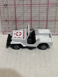 White Ambulance Jeep Unbranded Diecast Car
