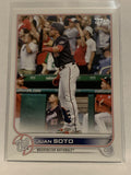 #150 Juan Soto Washington Nationals 2022 Topps Series 1 Baseball Card MLB