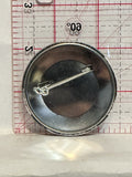 Penguin Wearing Santa Hat Button Pinback