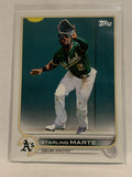 #305 Starling Marte Oakland Athletics 2022 Topps Series 1 Baseball Card MLB