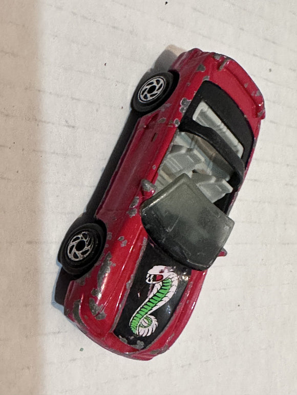 Red Mustang Cobra  Matchbox Diecast Car