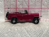 Red 1948 Willys Jeepster GCD35 Matchbox Diecast Car