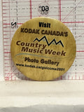 Visit Kodak Canada's Country Music Week Photo Gallery Button Pinback