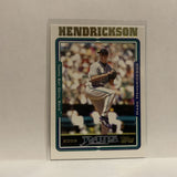 #596 Mark Hendrickson Tampa Bay Rays 2005 Topps Baseball Card IO