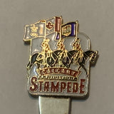 Calgary Exhibition Stampede RCMP Mounties Collectable Souvenir Spoon DR