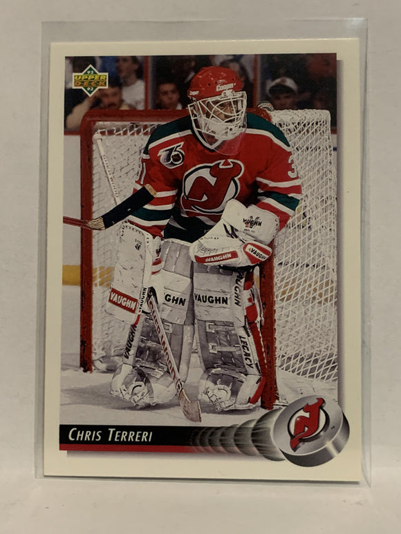 #43 Chris Terreri New Jersey Devils 1992-93 Upper Deck Hockey Card  NHL