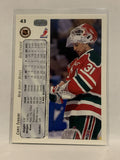 #43 Chris Terreri New Jersey Devils 1992-93 Upper Deck Hockey Card  NHL